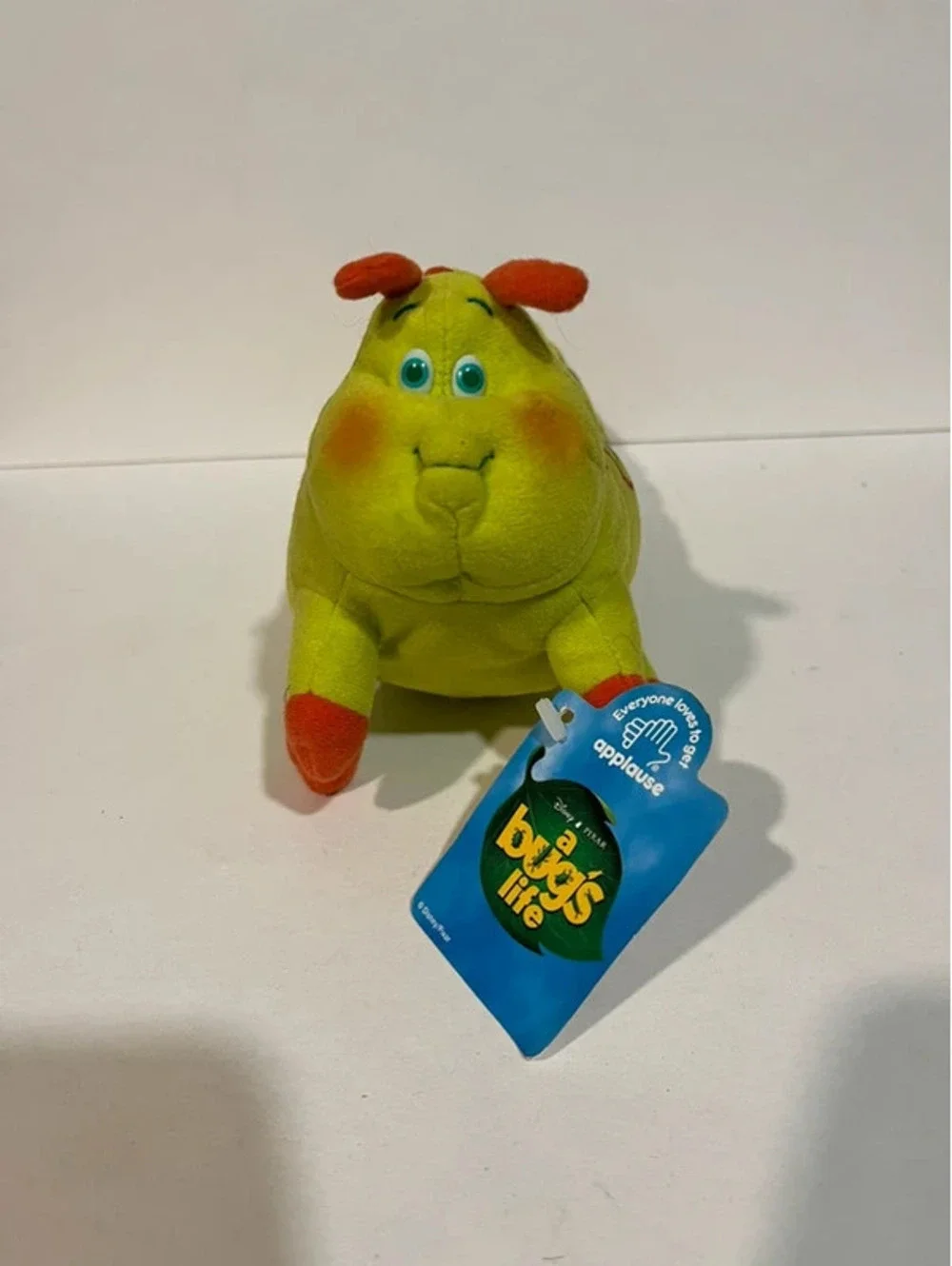 Disney “A Bugs Life” Heimlich Plush Soft Toy Green Caterpillar 11”